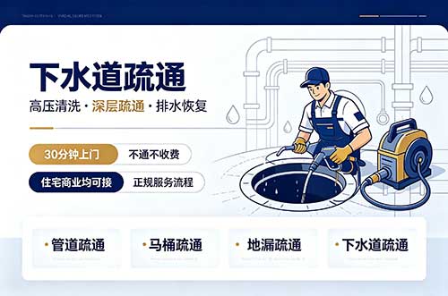 武夷山下水道疏通